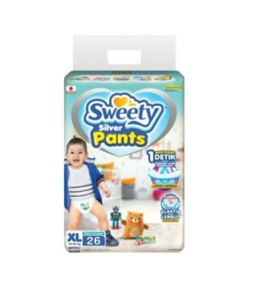 SWEETY SILVER PANTS XL26