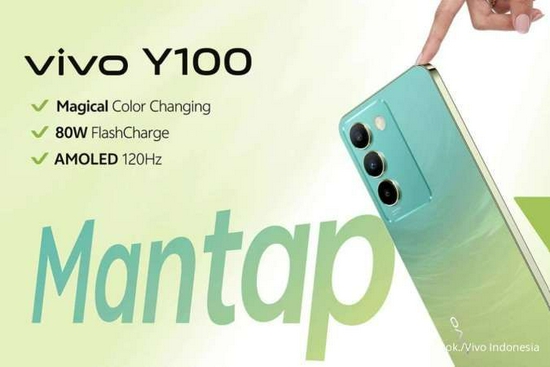 vivo Y100 4G Ram 8GB Rom 128GB - Garansi Resmi