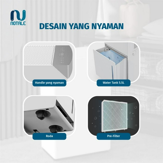 NOTALE GRANDIA PRO SMART DEHUMIDIFIER 35L/HARI WITH WIFI LEMBAB-4