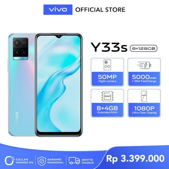 VIVO Y33s 8/128GB New