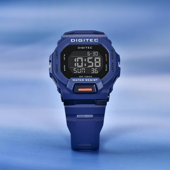 Digitec DG-5169T Jam Tangan Digital Pria Original Rubber - Biru-2