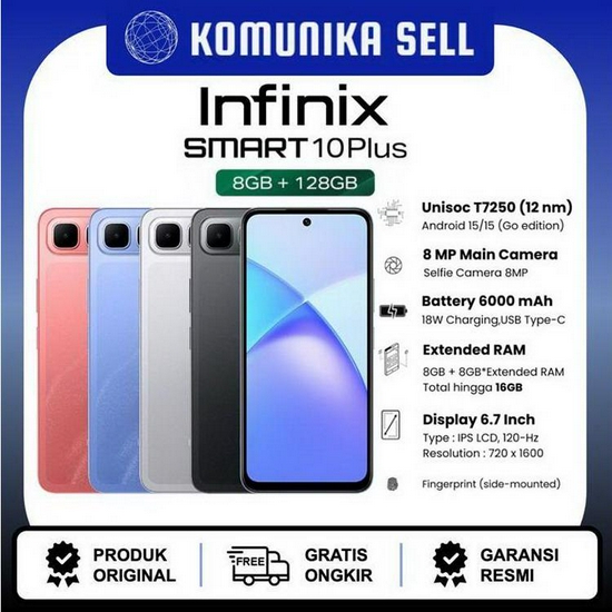 Infinix Smart 10 Plus - 8GB/128GB