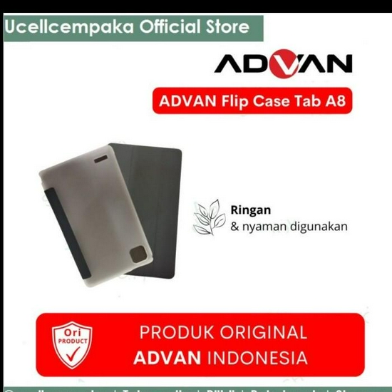 Sarung Advan Xtab / Tab A8 8inch - Flip Case