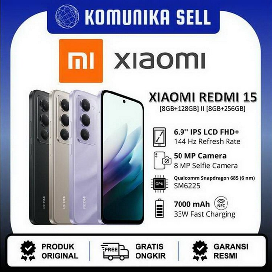 Xiaomi Redmi 15 4G - 8GB/256GB