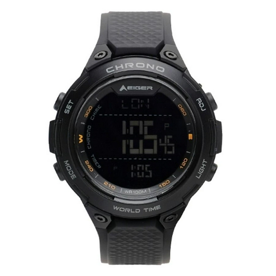 EIGER HELICON WATCH - Black Original jam tangan pria kekinian