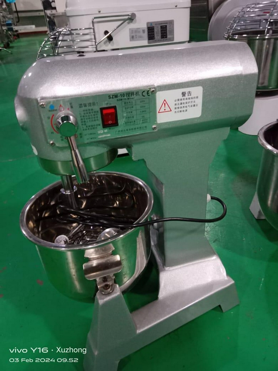 WINTECH WTH-B-10 B10 Mixer Pengaduk Adonan Roti kue Bolu Donut 10 L