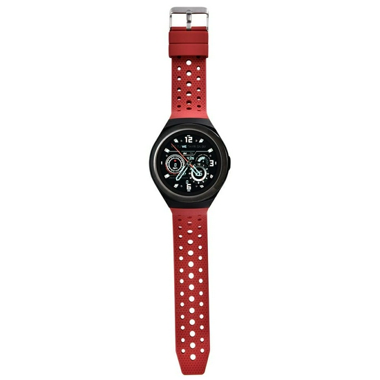 Smart Watch Digitec Lunar Call Bluetooth Strap Silikon Original- Merah-3